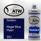Preview: Subaru, Regal Blue Pearl, 35J: 400ml Sprühdose, von ATW Autoteile West.